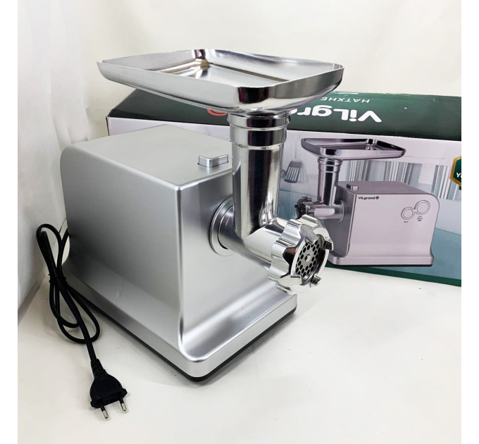 М'ясорубка VILgrand V221-PMG Gray
