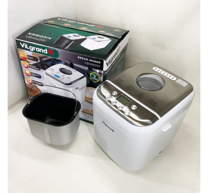 Хлібопічка ViLgrand VBM6091 White