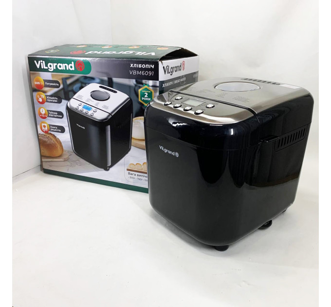 Хлібопічка ViLgrand VBM6091 Black