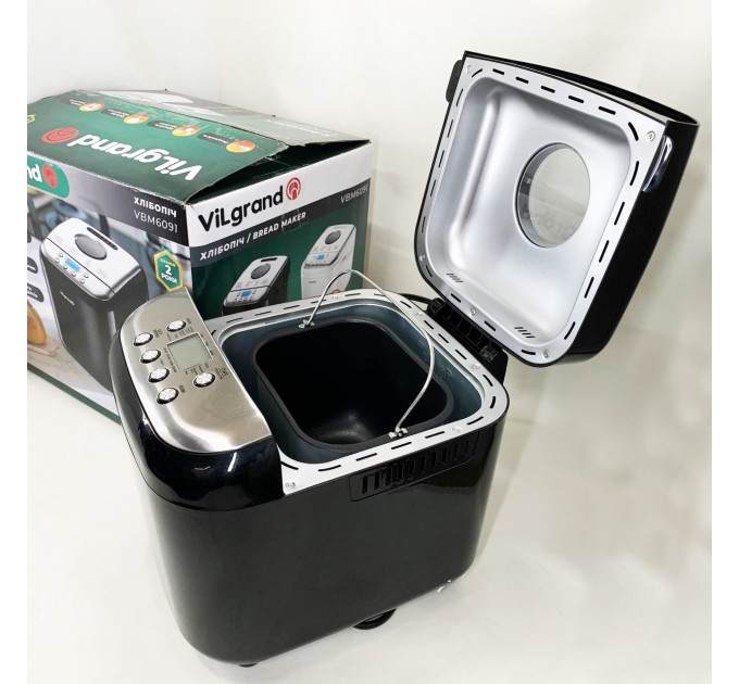 Хлібопічка ViLgrand VBM6091 Black