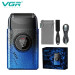 Електробритва VGR V-377 BLUE шейвер, Електрична акумуляторна бритва для гоління, шейвер чоловічий