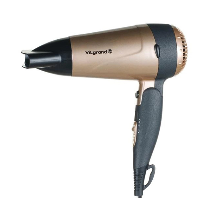 Фен ViLgrand VHD-1809FH Gold 1800Вт