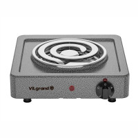 Плита настільна електрична ViLgrand VHP161D Gray 1000Вт