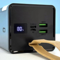 Портативна батарея Павербанк WUW-TUGII Y55 50000 mAh 22.5W 3A зі швидкою зарядкою та ліхтарем Power Bank