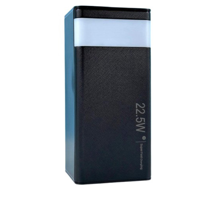 Портативна батарея Павербанк WUW-TUGII Y55 50000 mAh 22.5W 3A зі швидкою зарядкою та ліхтарем Power Bank