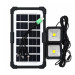 Портативна сонячна зарядна станція CCLAMP CL-083-38, 2400 mAh з LED-лампами / Автономне джерело живлення