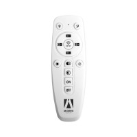 Люстра стельова LED на 3 LED з пультом ДК та APP Miorro Mare 51-313-008 560х480х80 мм чорна з білим