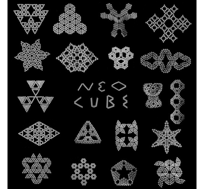 Магнітний конструктор Нео NeoCube Срібло, головоломка Neocube, розвиваюча іграшка магніт