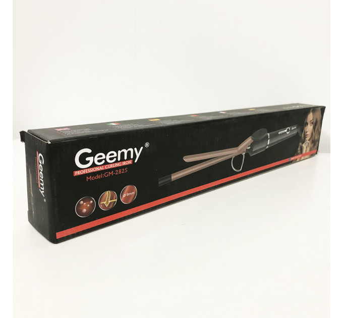 Щипці плойка для волосся афрокудрі GEMEI GM-2825, Плойка для створення об'ємних зачісок, Щипці гофре