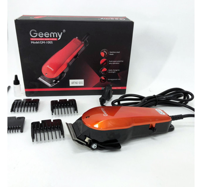 Машинка для стрижки GEMEI GM-1005, машинка для стрижки для дому, машинка для стрижки чоловіча