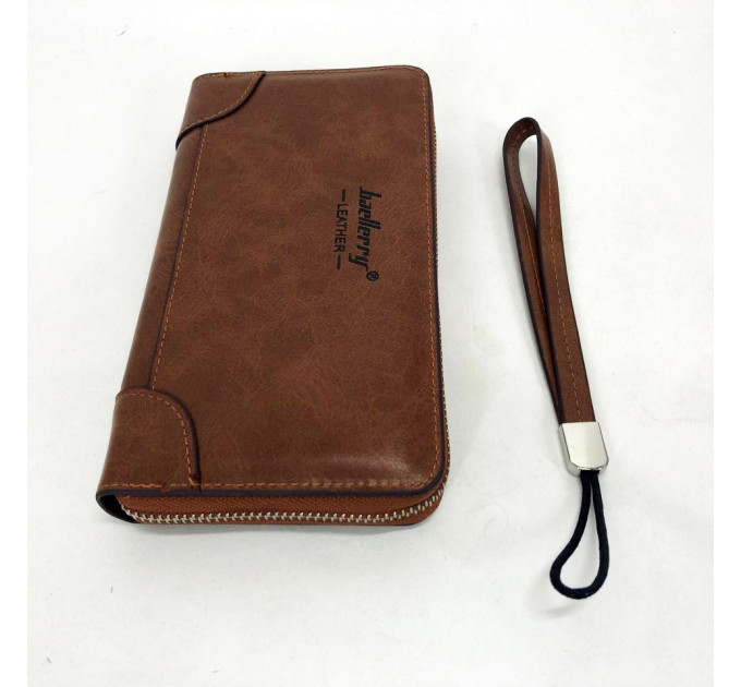 Гаманець шкіряний чоловічий Baellerry leather brown, чоловічий гаманець для карток Brown