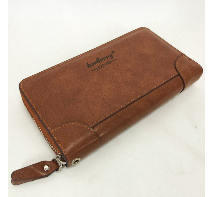 Гаманець шкіряний чоловічий Baellerry leather brown, чоловічий гаманець для карток Brown