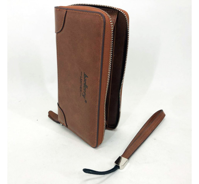 Гаманець шкіряний чоловічий Baellerry leather brown, чоловічий гаманець для карток Brown