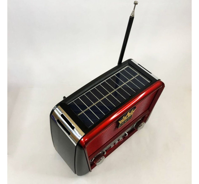 Радіоприймач Golon RX-455S USB / акумулятор сонячна панель, Радіоприймач з гарним прийомом для дачі