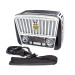 Радіоприймач Golon RX-455S USB / акумулятор сонячна панель FM радіо з mp3 програвачем Gray