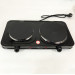 Плитка настільна електрична Suntera DP-1935B, 2500 W, 2 конфорки різного діаметру Black