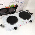 Плитка електрична Suntera DP-1935W, 2500W, 2 конфорки різного діаметру, 2 конфорки White