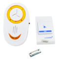 Дверний дзвінок від розетки 220V Luckarm Intelligent A8853 Orange