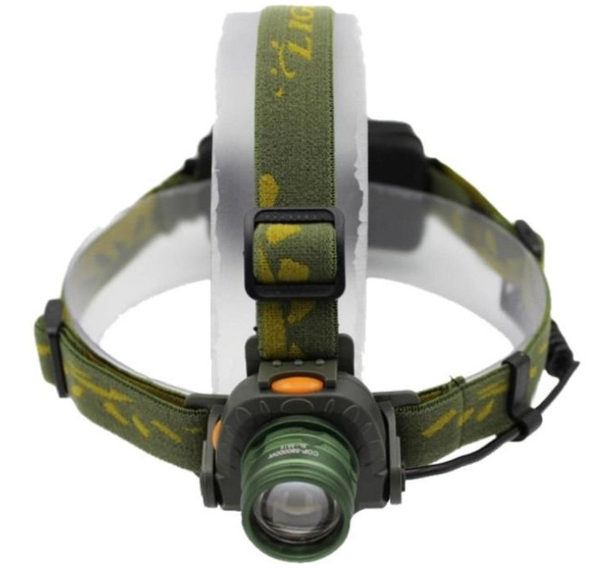 Налобний ліхтар тактичний Bailong BL-1505-602B SENSOR з датчиком руху, Ліхтарик налобний led