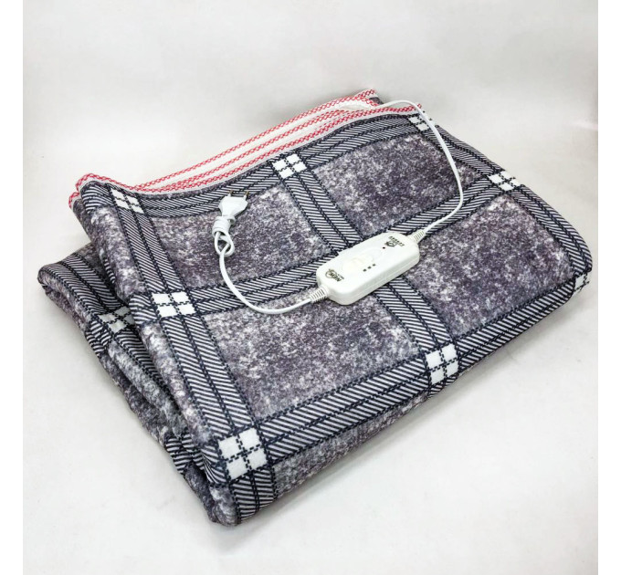 Електропростирадло електричне простирадло з підігрівом Electric Blanket 150х170см Gray