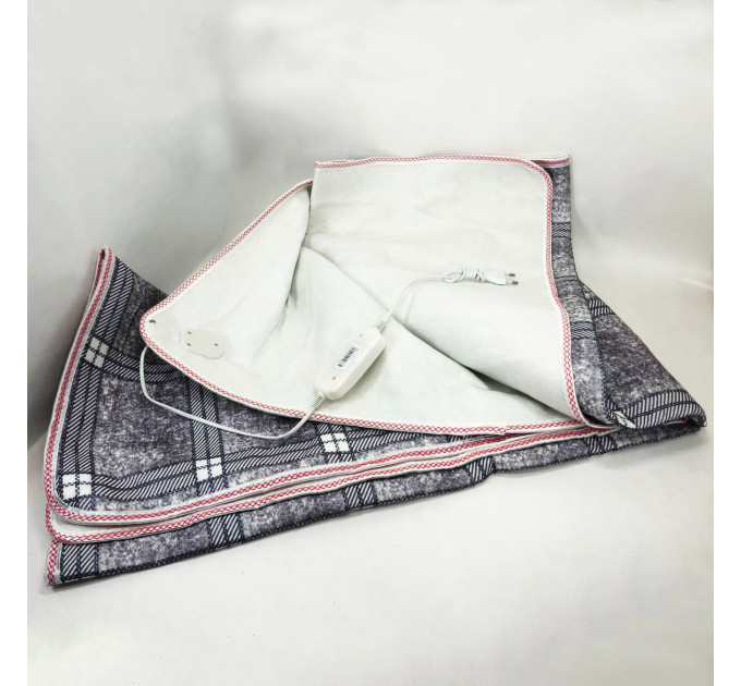 Електропростирадло електричне простирадло з підігрівом Electric Blanket 150х170см Gray