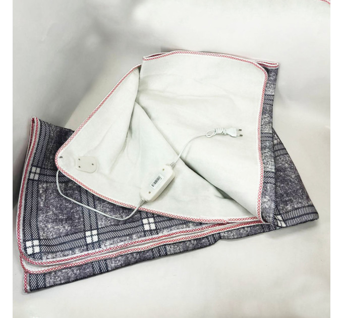 Електропростирадло електричне простирадло з підігрівом Electric Blanket 150х170см Gray