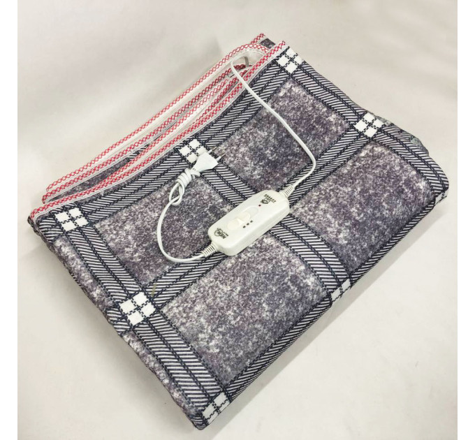 Електропростирадло електричне простирадло з підігрівом Electric Blanket 150х170см Gray