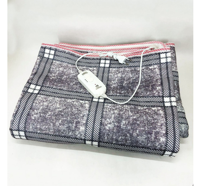 Електропростирадло електричне простирадло з підігрівом Electric Blanket 150х170см Gray