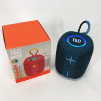 Портативна Bluetooth колонка TG658 8W з RGB підсвічуванням, акумуляторна переносна колонка. Колір: синій Портативна Bluetooth колонка TG658 8W з RGB підсвічуванням, акумуляторна переносна колонка. Колір: синій