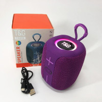 Портативна Bluetooth колонка TG658 8W з RGB підсвічуванням бездротова портативна потужна. Колір: фіолетовий Портативна Bluetooth колонка TG658 8W з RGB підсвічуванням бездротова портативна потужна. Колір: фіолетовий