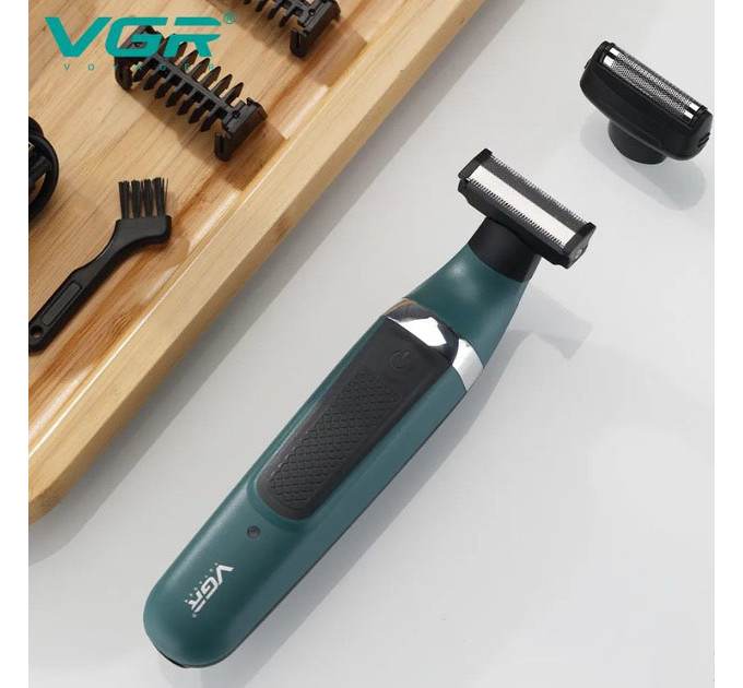 Електробритва VGR V-393 Shaver професійна водонепроникна, чоловіча машинка для гоління