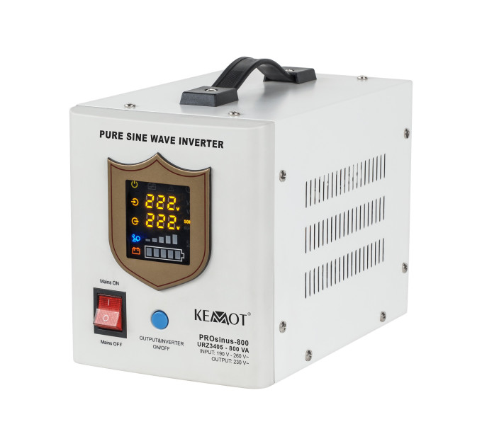 ДБЖ Перетворювач напруги KEMOT PROsinus 800 12/230V (800VA/500W) URZ3405