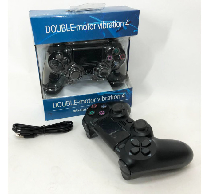 Джойстик DOUBLESHOCK для PS 4, бездротовий ігровий геймпад PS4/PC акумуляторний джойстик. Колір чорний