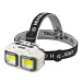 Ліхтар налобний акумуляторний Bailong HX-816 2COB(white+red) вологозахист, Ліхтар на голову для бігу