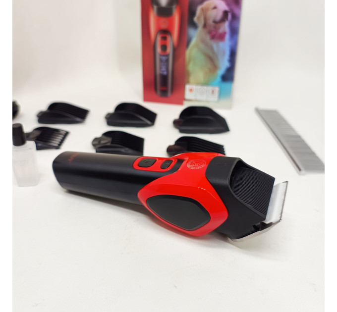 Машинка для стрижки тварин VGR V-208 RED