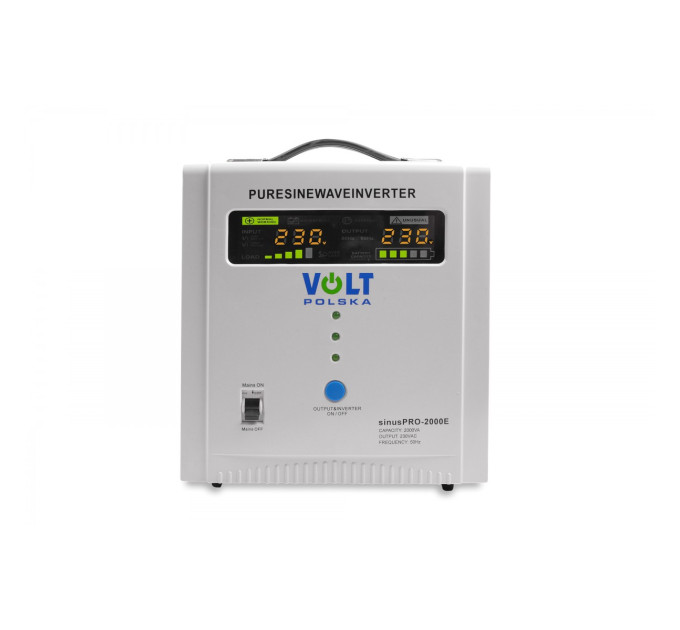 ДБЖ Перетворювач напруги Volt Polska SINUS PRO 2000 E 12/230 В (1250/2000 Вт)