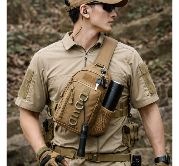 Тактична сумка через плече Cordura 1000D слінг з системою MOLLE