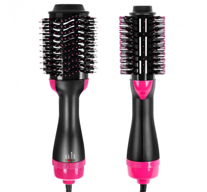 Фен Щітка гребінець 3в1 One step Hair Dryer 1000 Вт 3 режими випрямляч для укладання волосся стайлер з функцією іонізації