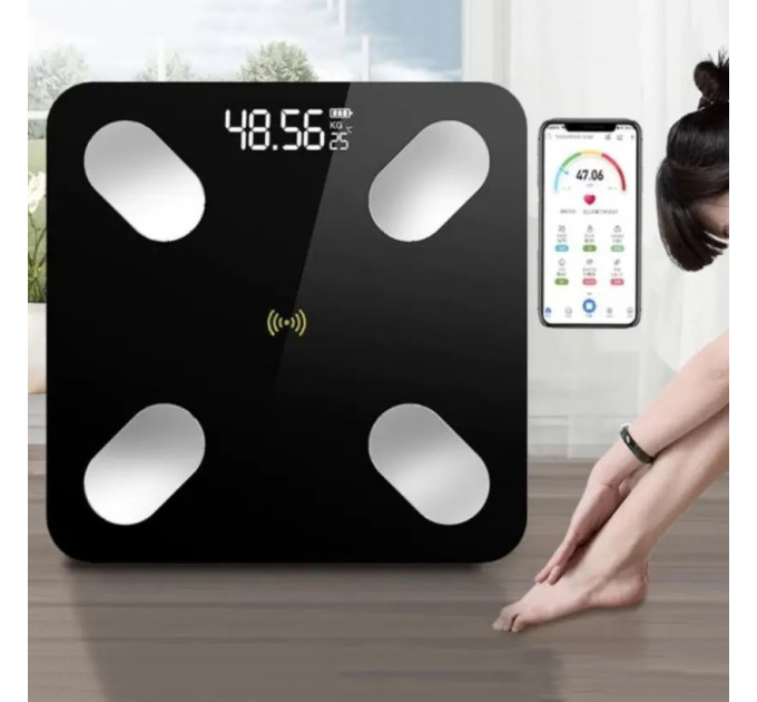 Підлогові розумні фітнес ваги MATARIX MX-454 App Bluetooth Смарт ваги з додатком для зважування людей