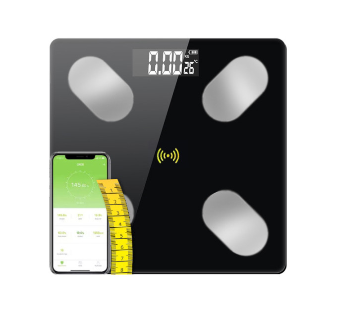 Підлогові розумні фітнес ваги MATARIX MX-454 App Bluetooth Смарт ваги з додатком для зважування людей
