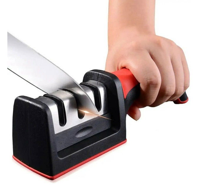 Професійна Ручна Точилка для ножів 3 рівня заточування Fast Sharpener RS-168