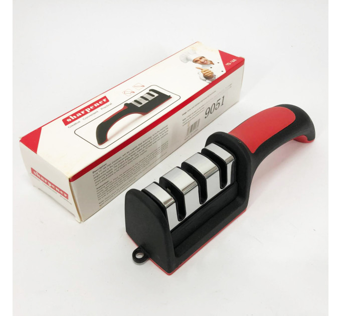 Професійна Ручна Точилка для ножів 3 рівня заточування Fast Sharpener RS-168
