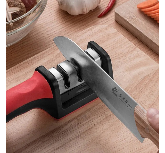Професійна Ручна Точилка для ножів 3 рівня заточування Fast Sharpener RS-168