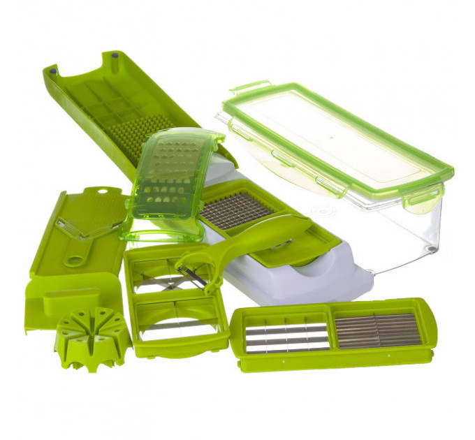 Терка Nicer Dicer PLUS овочерізка універсальна терка ручна овочерізка мультислайсер кухонна овочерізка