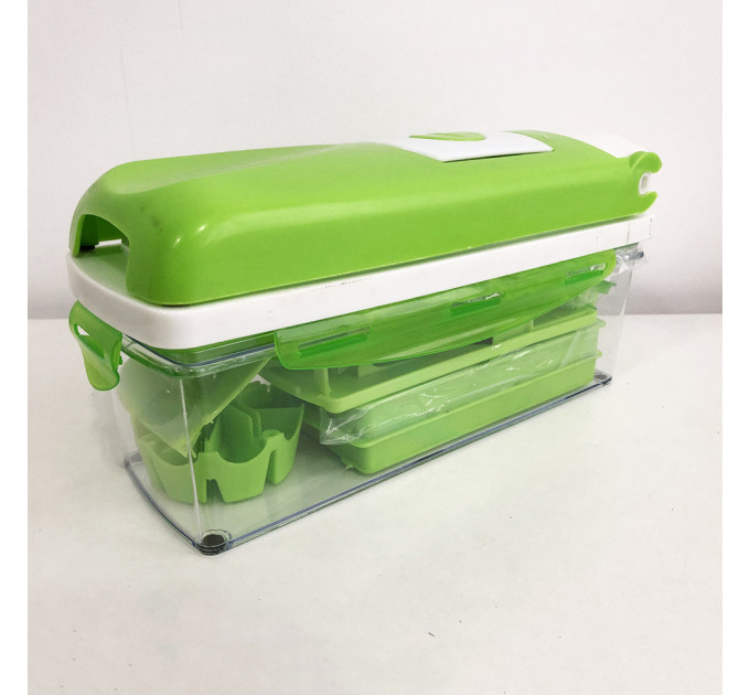 Терка Nicer Dicer PLUS овочерізка універсальна терка ручна овочерізка мультислайсер кухонна овочерізка