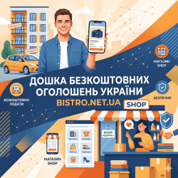 Дошка безкоштовних оголошень України – Bistro.net.ua: нові можливості для швидких продажів та бізнесу